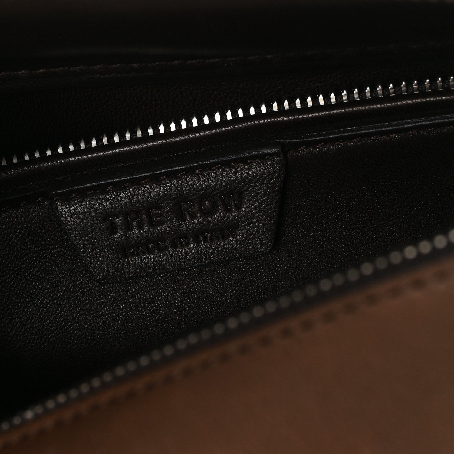 The Row Calfskin EW India Deep Brown 6 of 10
