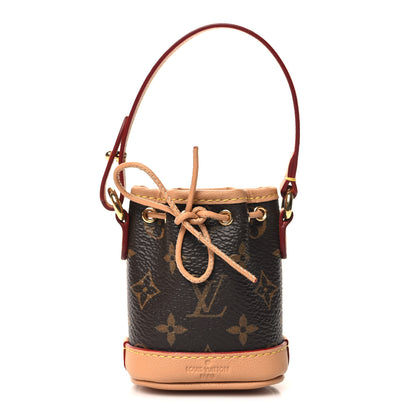 Louis Vuitton Monogram Micro Noe Bag Charm Key Ring 1 of 6