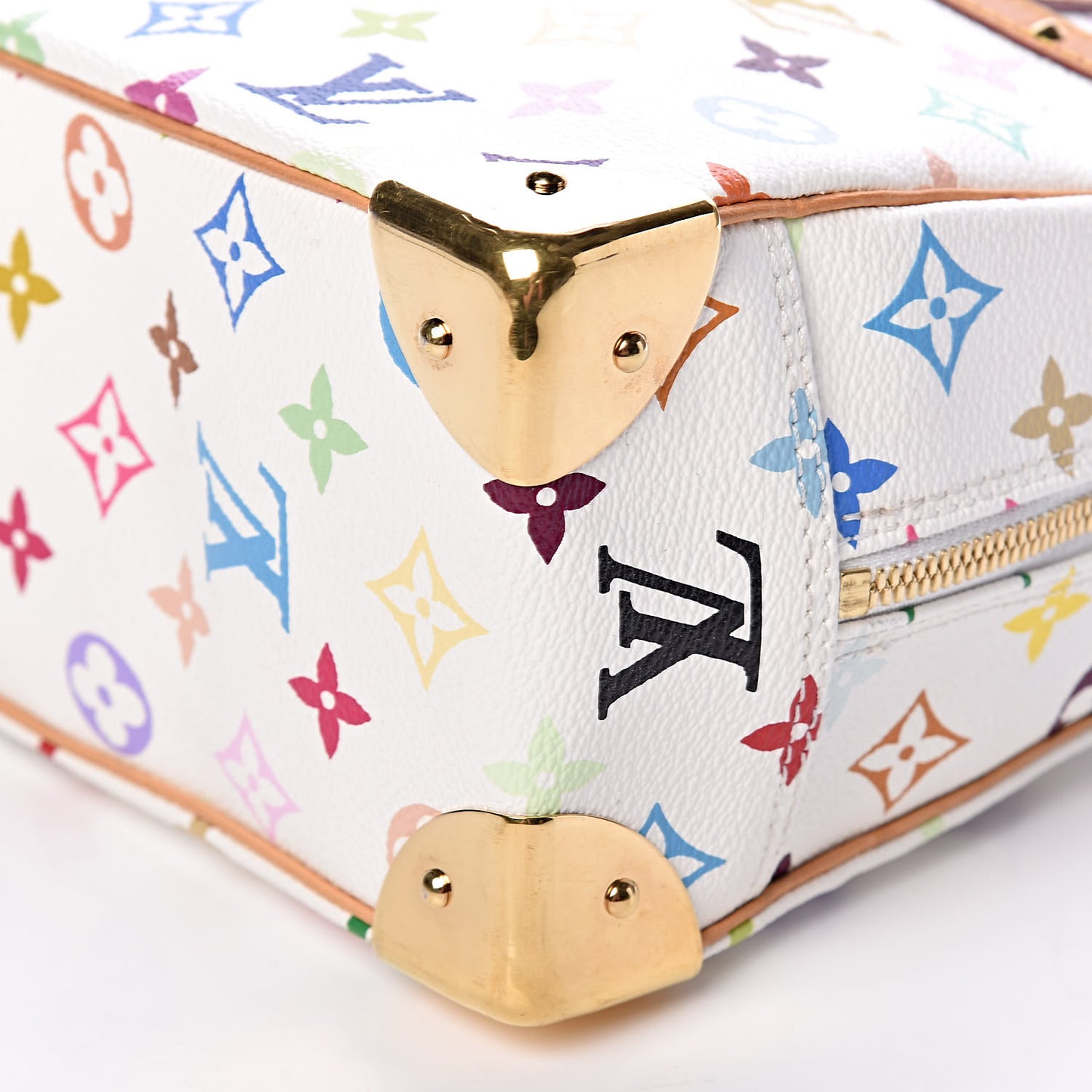 Monogram Multicolor Trouville White