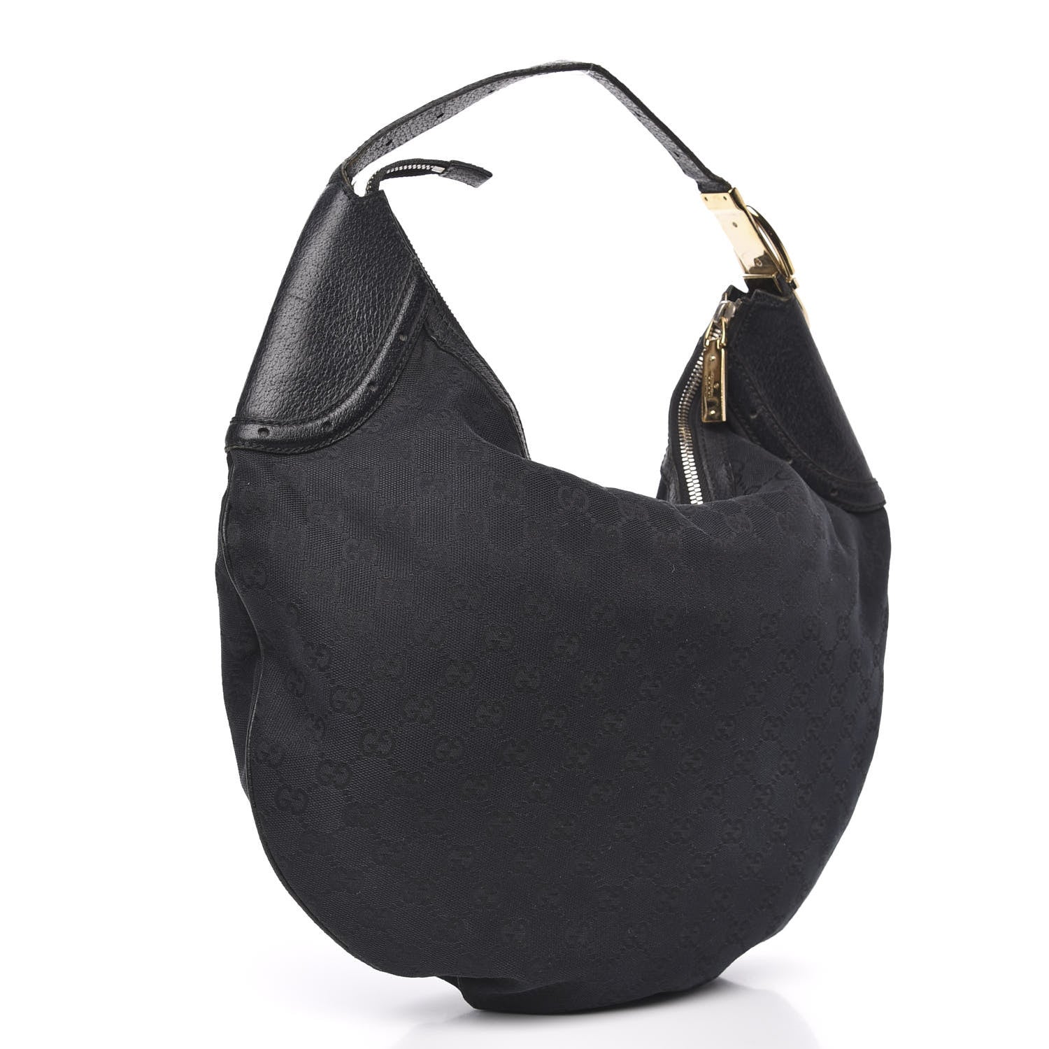 Gucci Monogram Glam Hobo Black 3 of 13