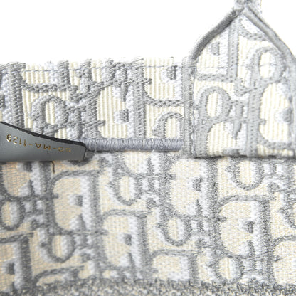 Christian Dior Oblique Medium Book Tote Grey 9 of 10