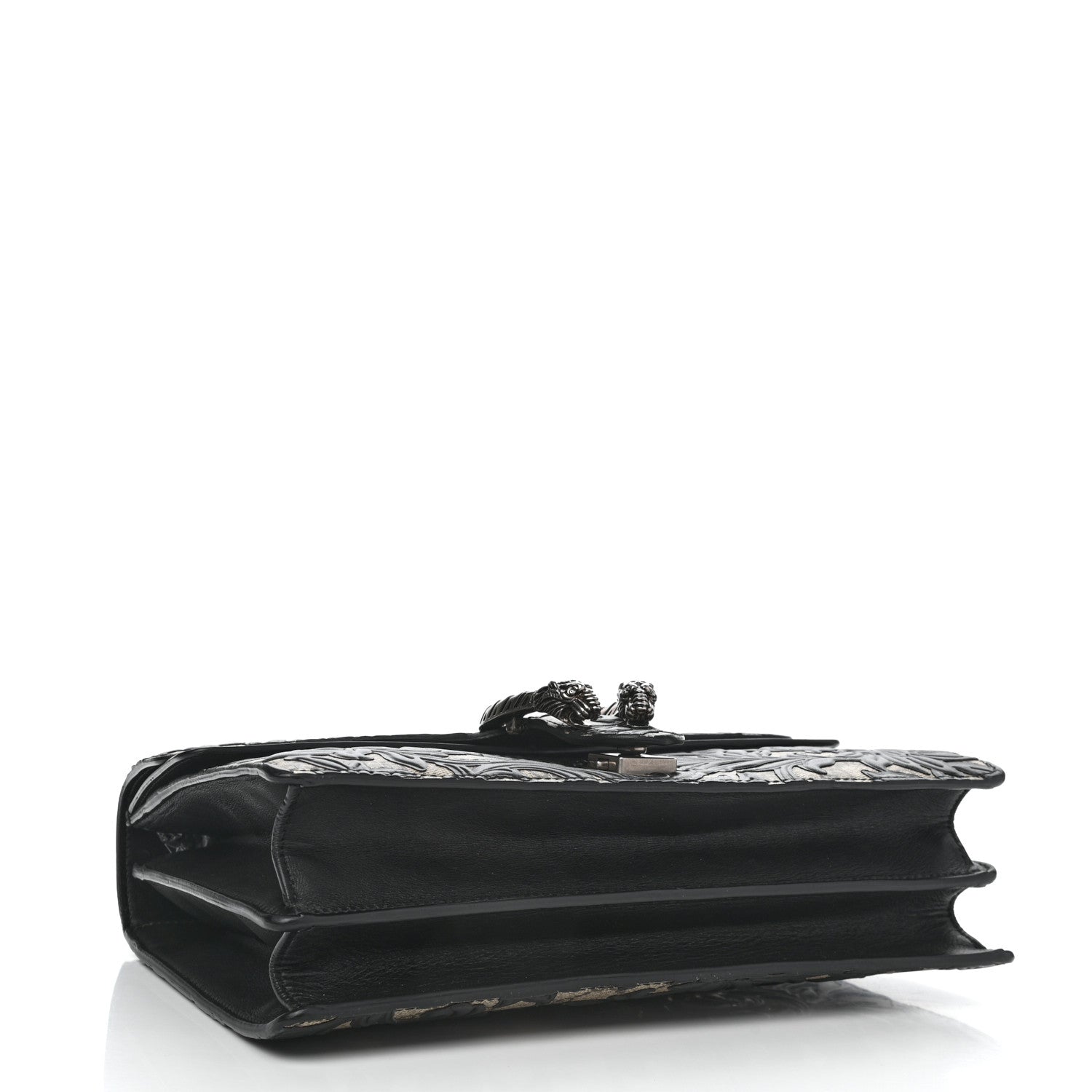 Gucci GG Supreme Monogram Arabesque Medium Dionysus Shoulder Bag Black 4 of 14