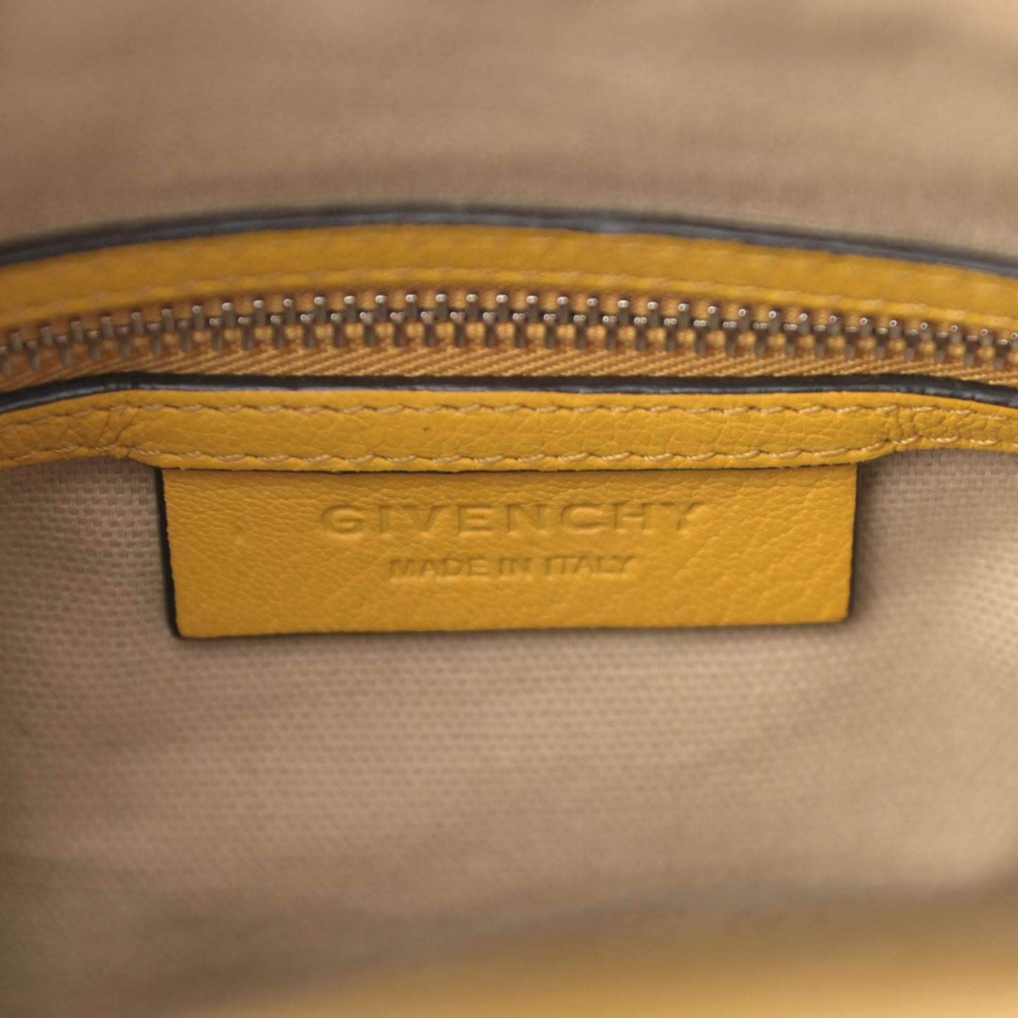 Sugar Goatskin Mini Antigona Yellow