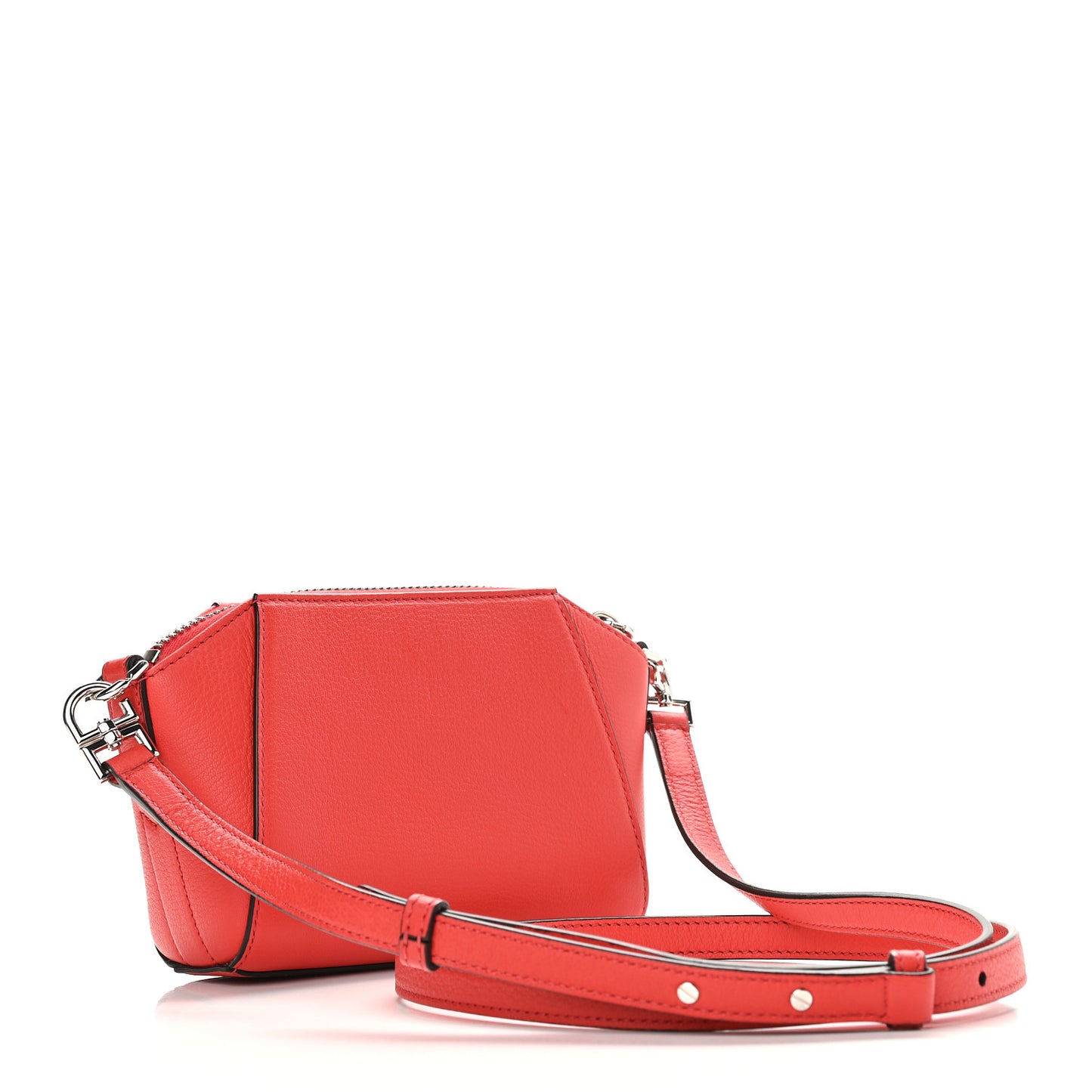 Sugar Goatskin Nano Antigona Light Red