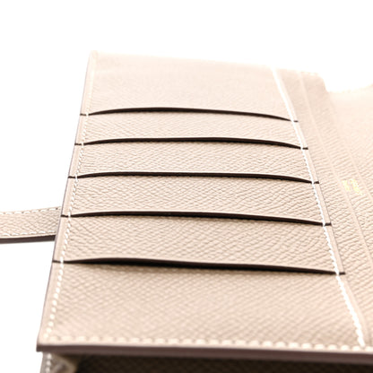 Hermes Epsom Bearn Gusset Wallet Etoupe 7 of 8