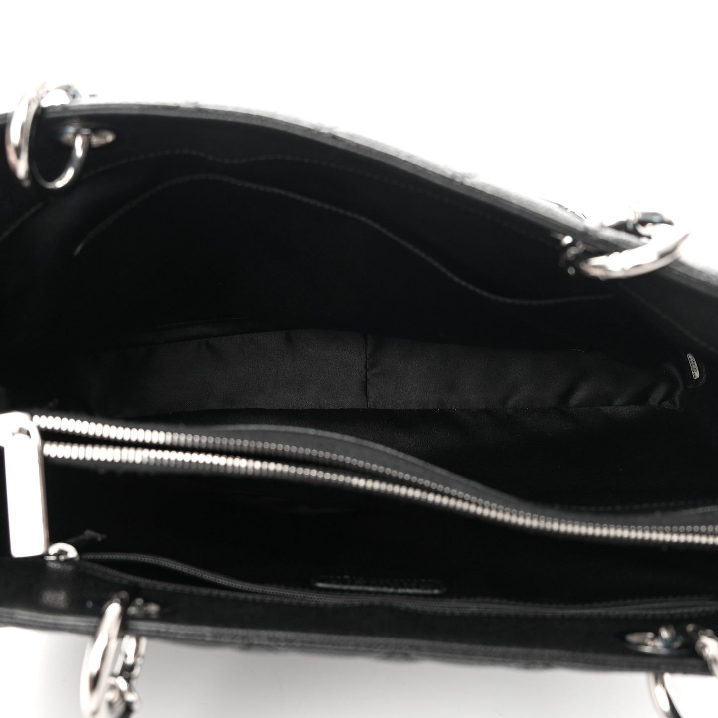 Caviar Quilted Grand Shopping Tote GST Black