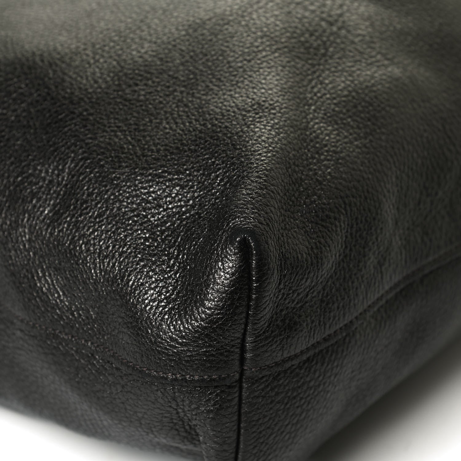 Prada Vitello Daino Shopping Tote Piombo Mordore 7 of 12