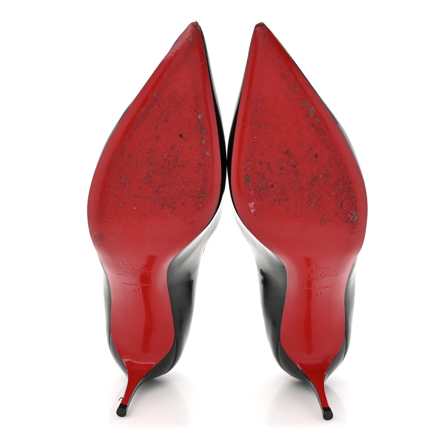 Christian Louboutin Patent Hot Chick 70 Pumps 41 Black 6 of 15