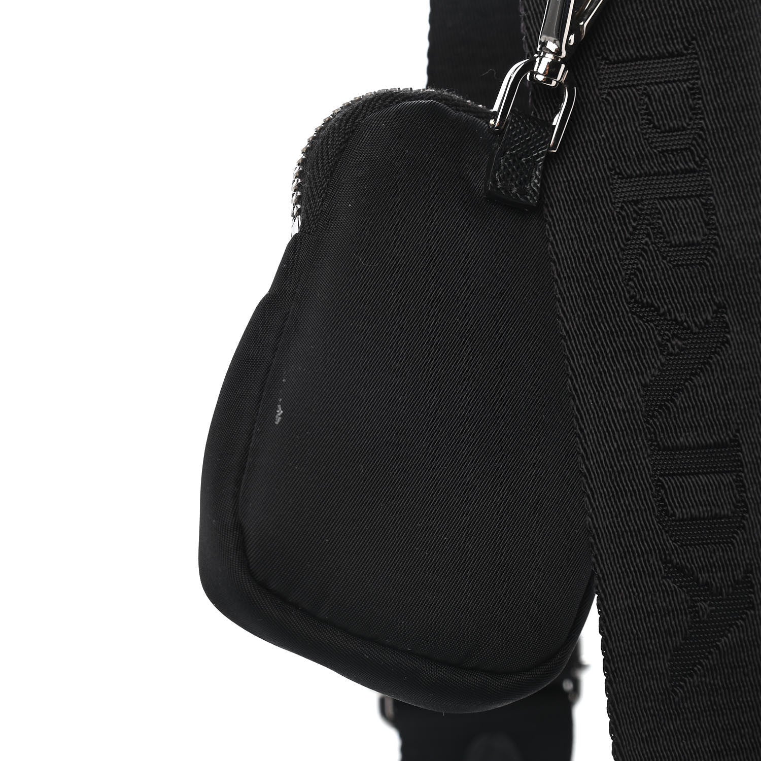 Prada Nylon Re-Edition 2005 Shoulder Bag Black 12 of 13
