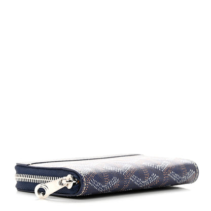 Goyard Goyardine Matignon PM Wallet Navy 4 of 6