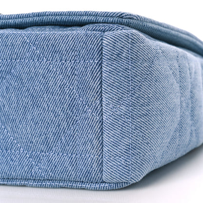 Christian Dior Denim Macrocannage Medium Caro Bag Blue 9 of 9