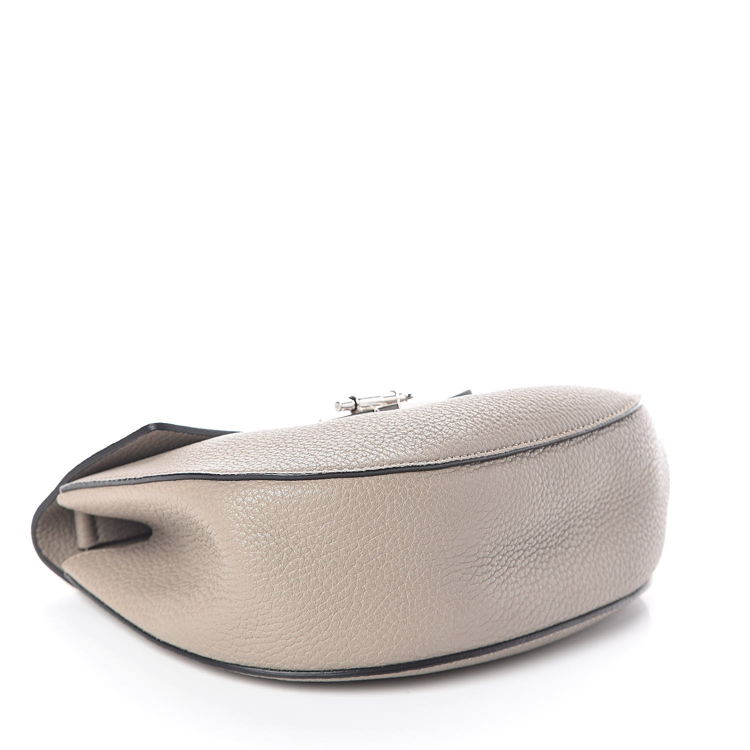 Chloe Grained Lambskin Drew Shoulder Bag Motty Grey 4 of 9