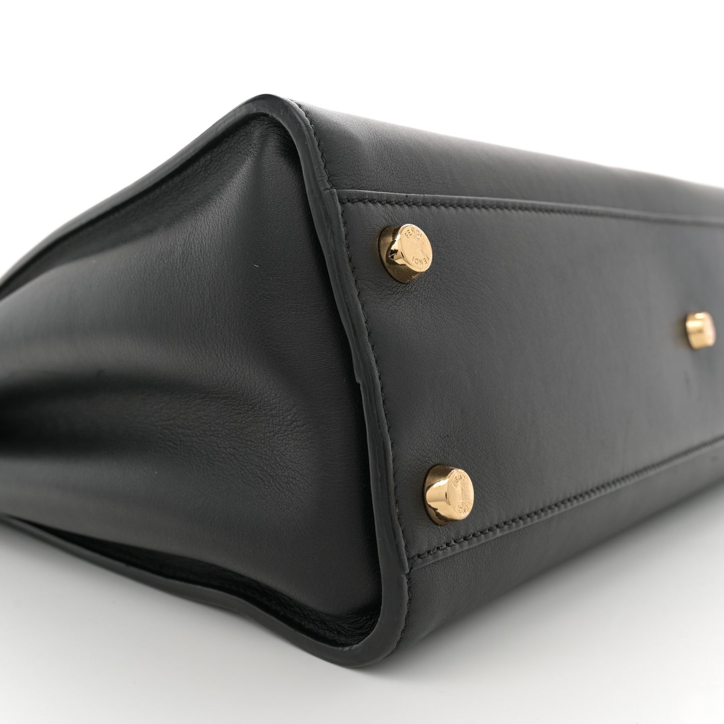 Vitello Tahiti Burro Large Peekaboo Iconic Essentially Satchel Black Corda