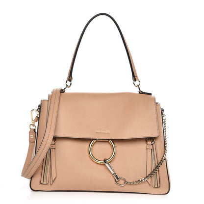 Chloe Calfskin Medium Faye Day Shoulder Bag Blush Nude 1 of 9
