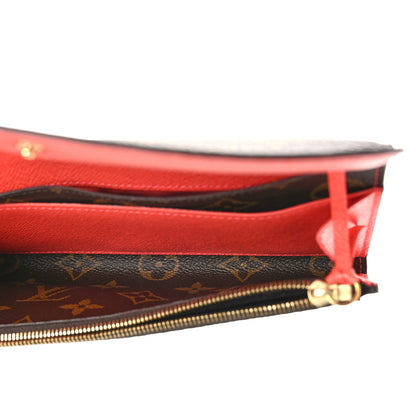 Louis Vuitton Monogram Emilie Wallet Poppy 5 of 9