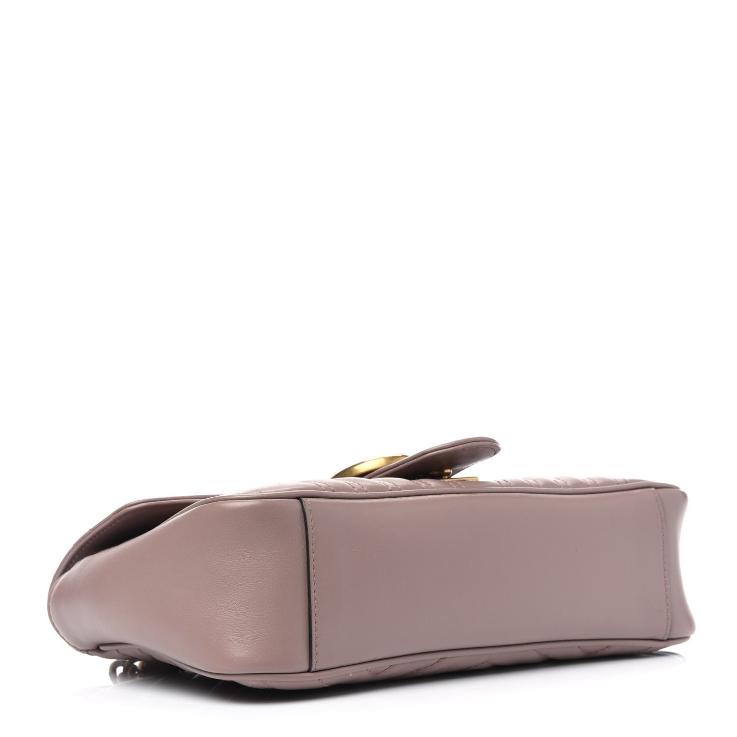 Gucci Calfskin Matelasse Small GG Marmont Shoulder Bag Porcelain Rose 4 of 13