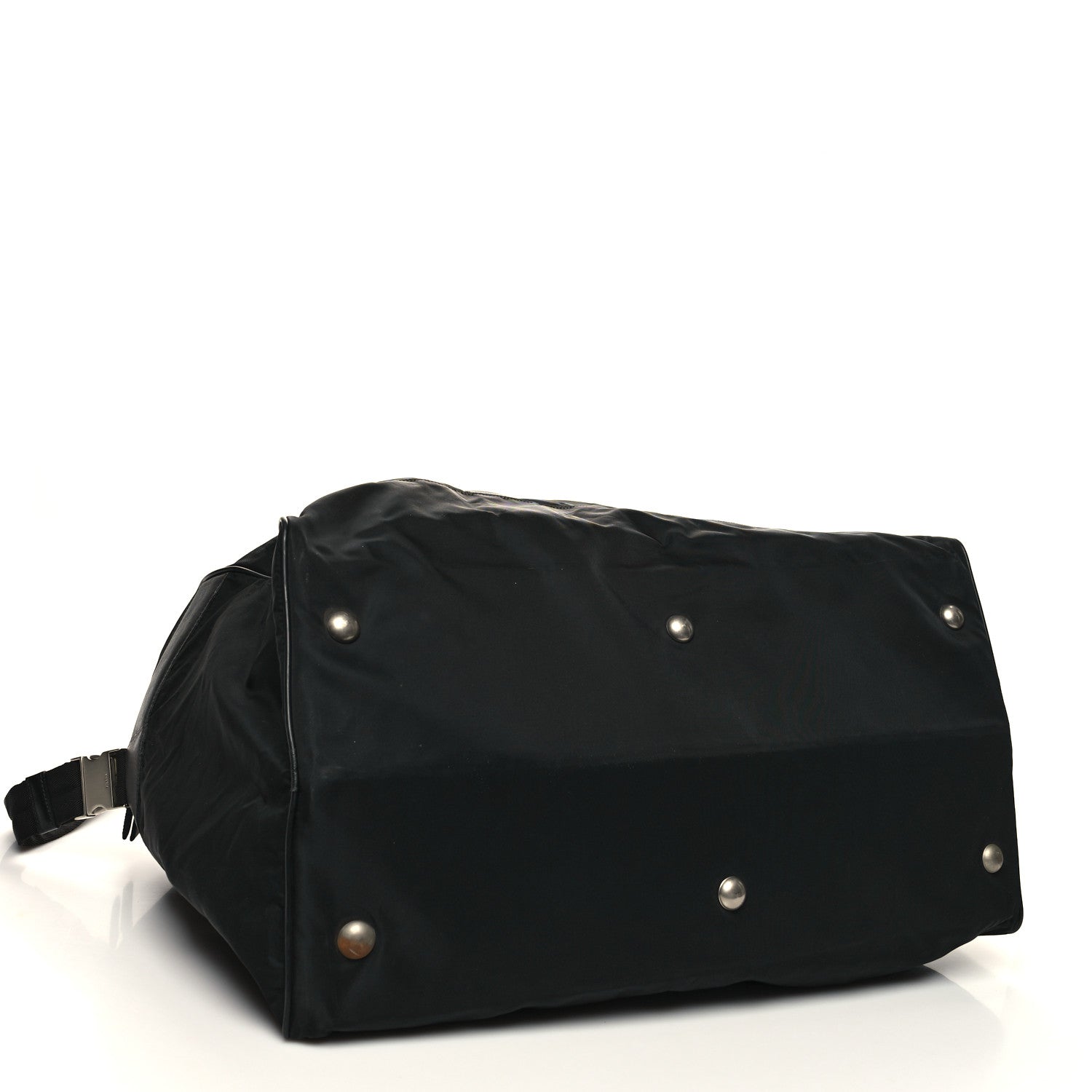Prada Tessuto Nylon Saffiano Viaggio Duffle Black 3 of 14