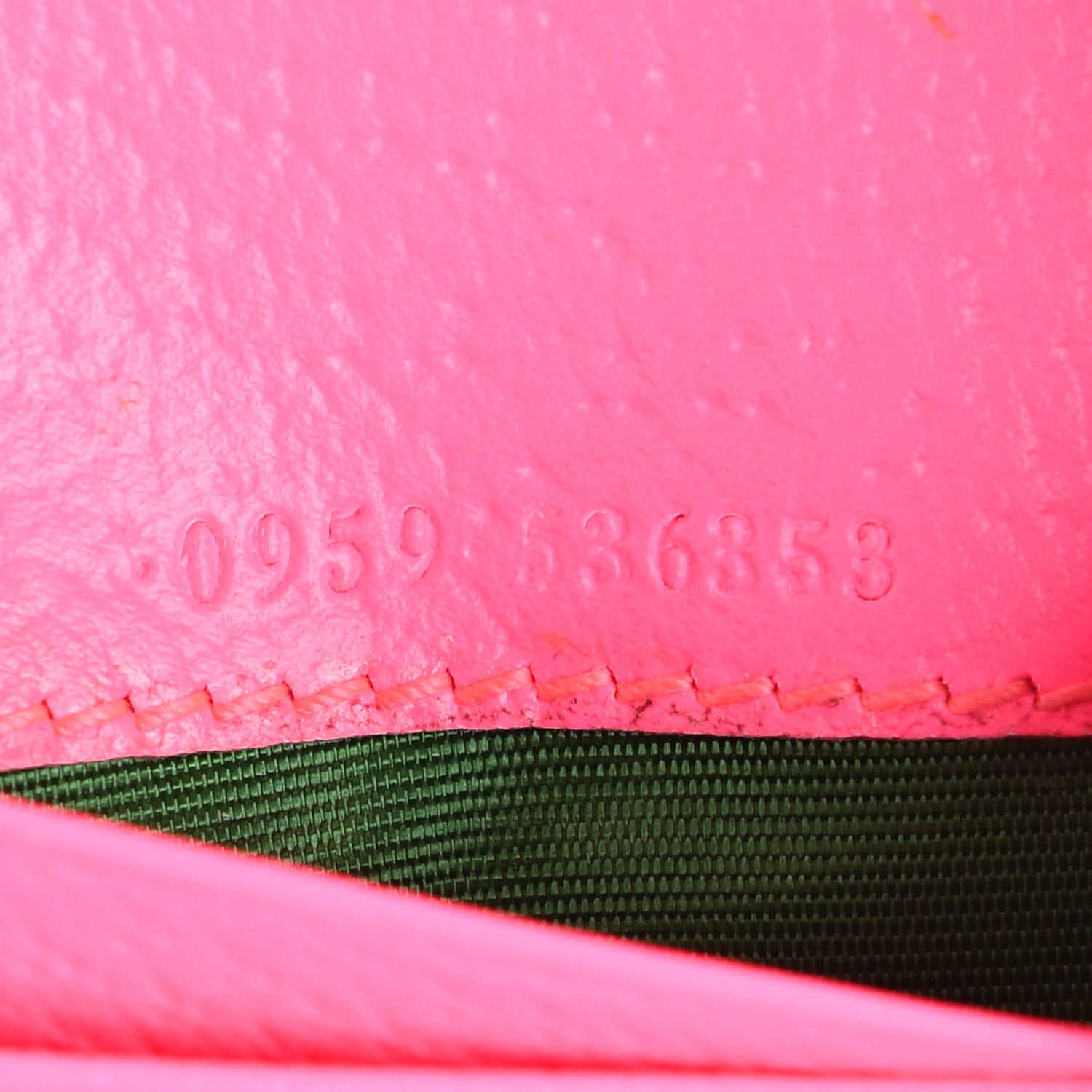 Gucci Calfskin Flora Print Zumi Card Case Wallet Pink 7 of 8