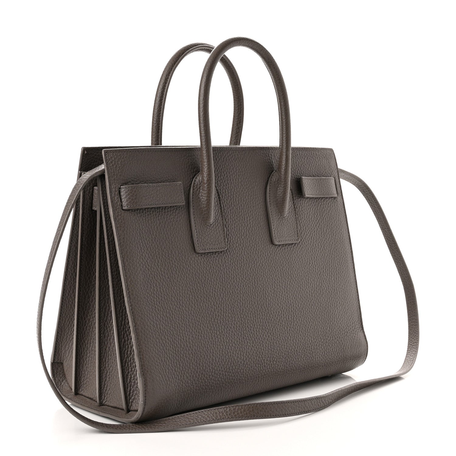 Saint Laurent Grained Calfskin Small Sac De Jour Dark Anthracite 3 of 10