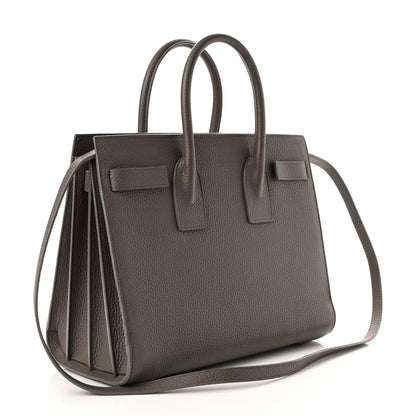Saint Laurent Grained Calfskin Small Sac De Jour Dark Anthracite 3 of 10