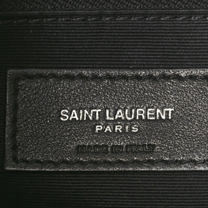 Saint Laurent Calfskin Y Quilted Monogram Small Loulou Shopper Grey 6 of 12