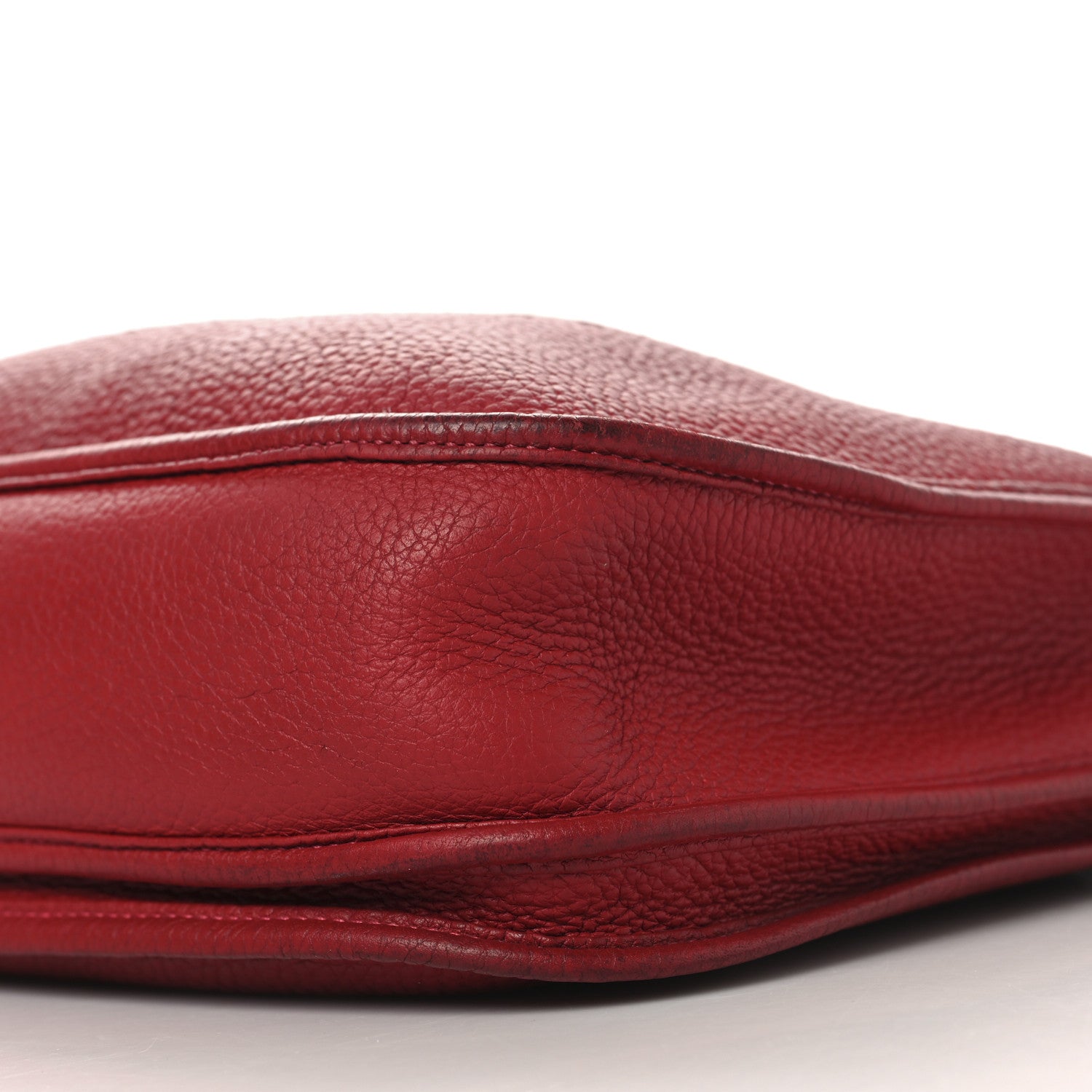 Hermes Taurillon Clemence Evelyne III PM Rouge Casaque Bleu Saphir 9 of 12