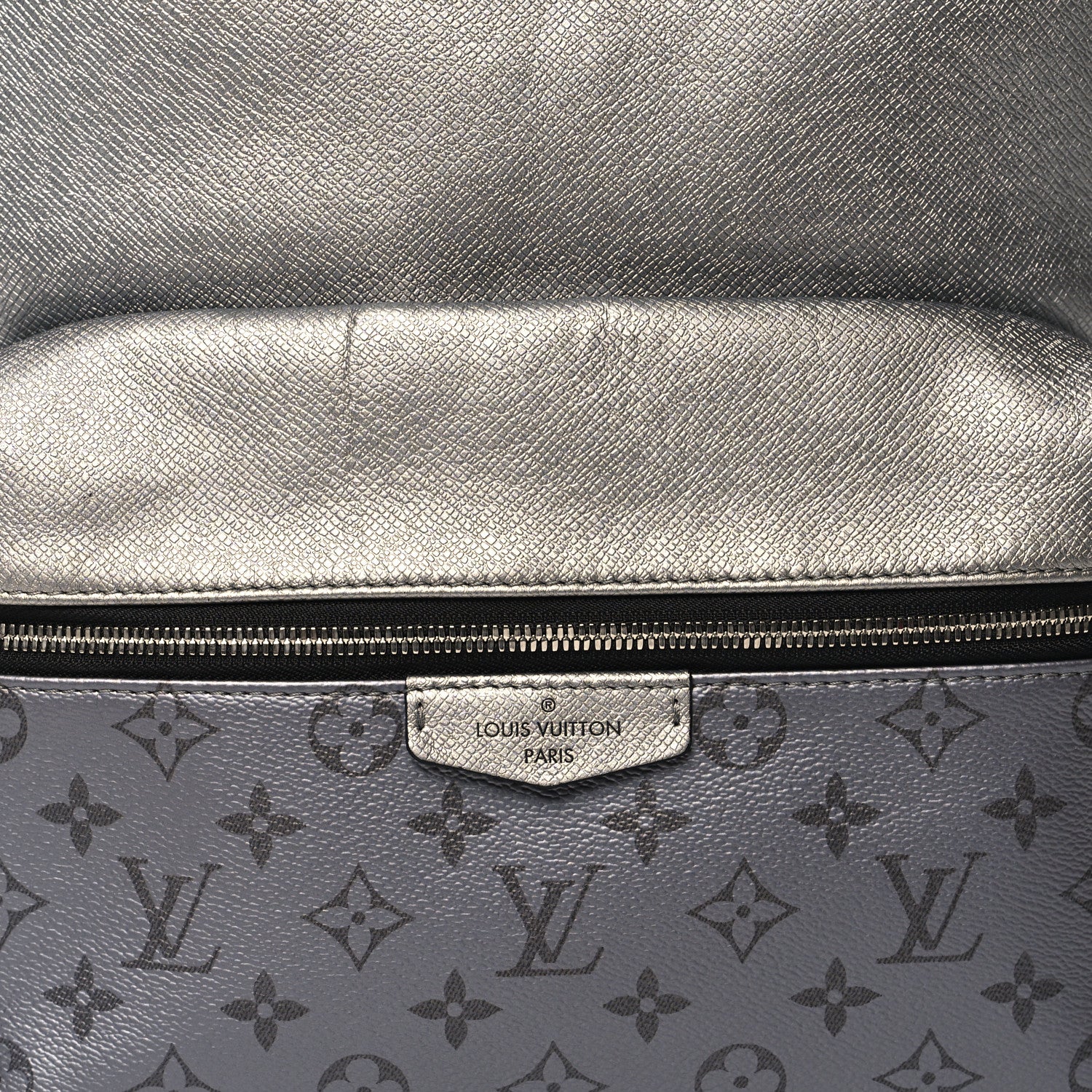 Louis Vuitton Monogram Taiga Discovery Backpack PM Silver 7 of 12