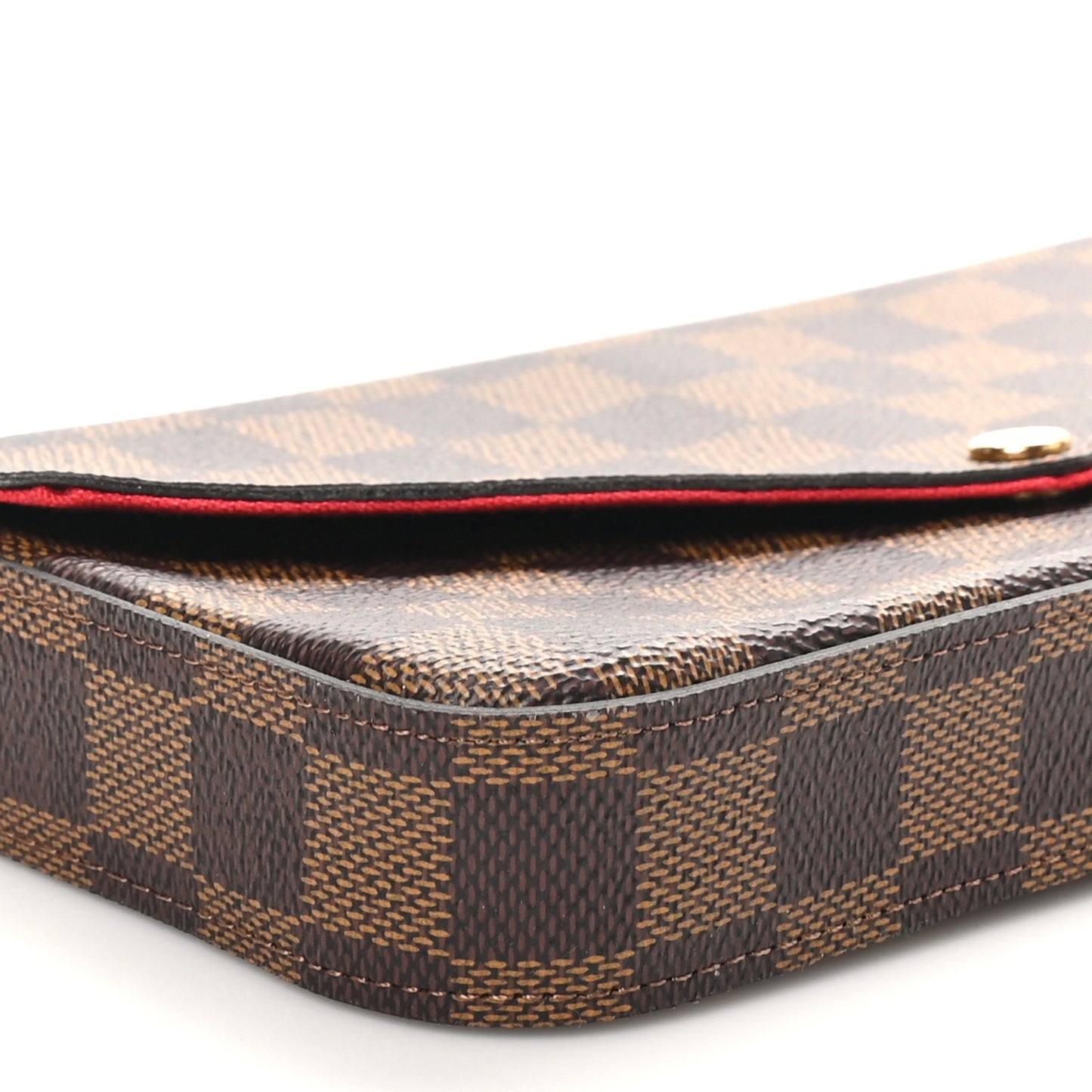 Damier Ebene Pochette Felicie Chain Wallet