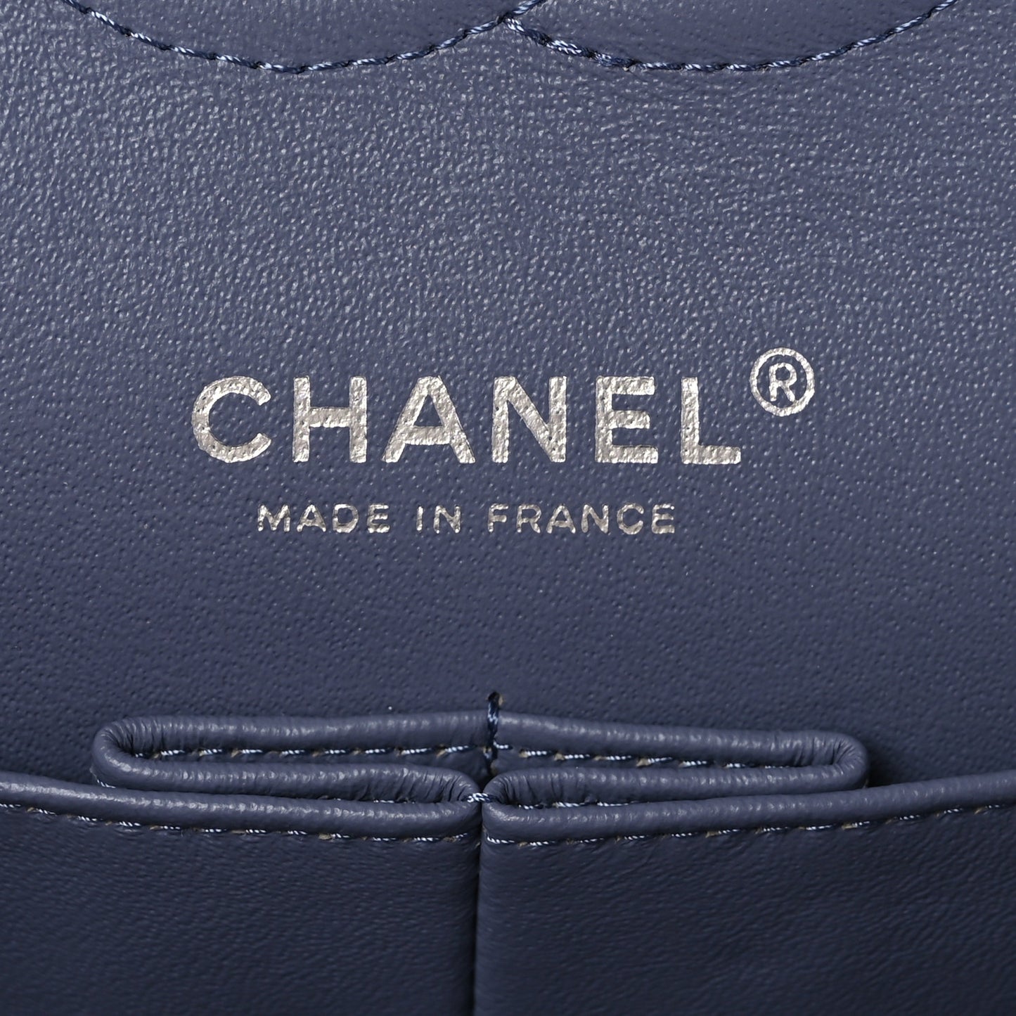 Lambskin Quilted Medium Double Flap Light Purple