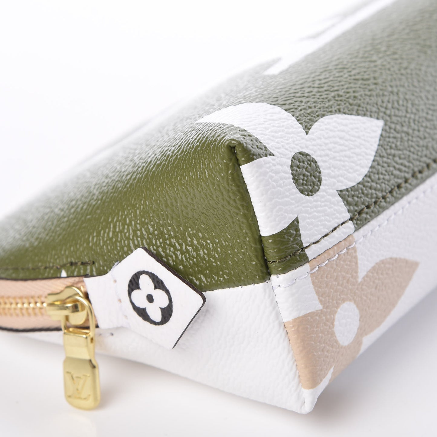 Monogram Giant Cosmetic Pouch Kaki
