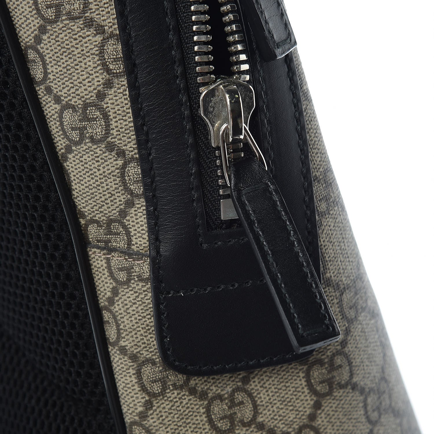 Gucci GG Supreme Monogram Web Dome Backpack Black 10 of 13