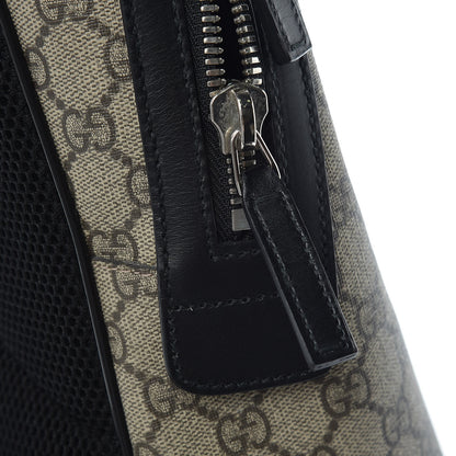 Gucci GG Supreme Monogram Web Dome Backpack Black 10 of 13