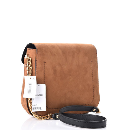 Stella McCartney Eco Alter Faux Suede Nappa Popper Shoulder Bag Tan 3 of 7