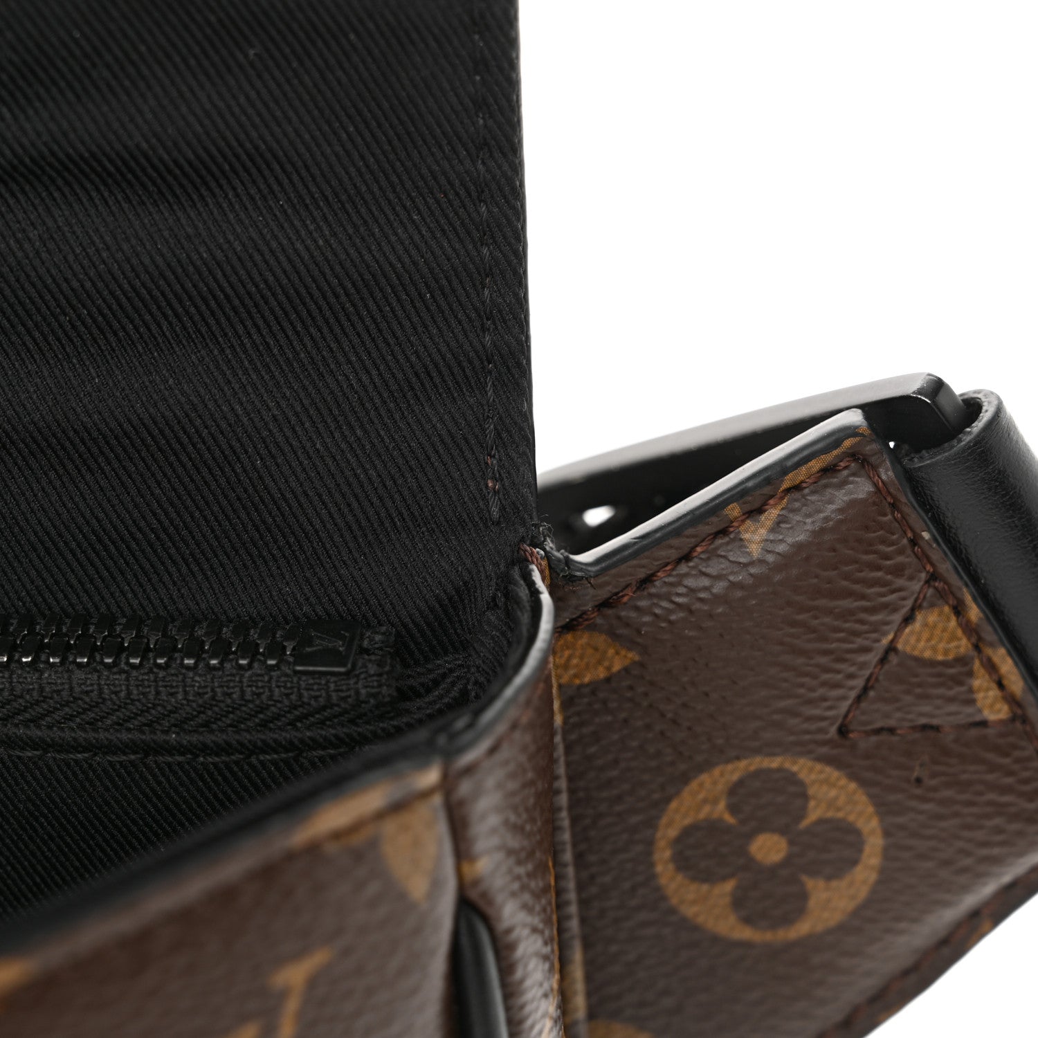 Louis Vuitton Monogram Macassar S Lock Messenger 10 of 12