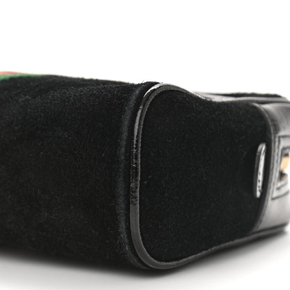 Gucci Suede Small Ophidia Belt Bag 95 38 Black 11 of 11