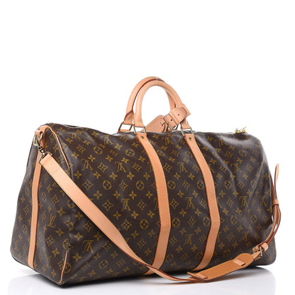 Louis Vuitton Monogram Keepall Bandouliere 55 3 of 12
