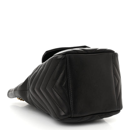 Saint Laurent Lambskin Matelasse Monogram Joe Nano Bucket Bag Black 4 of 10