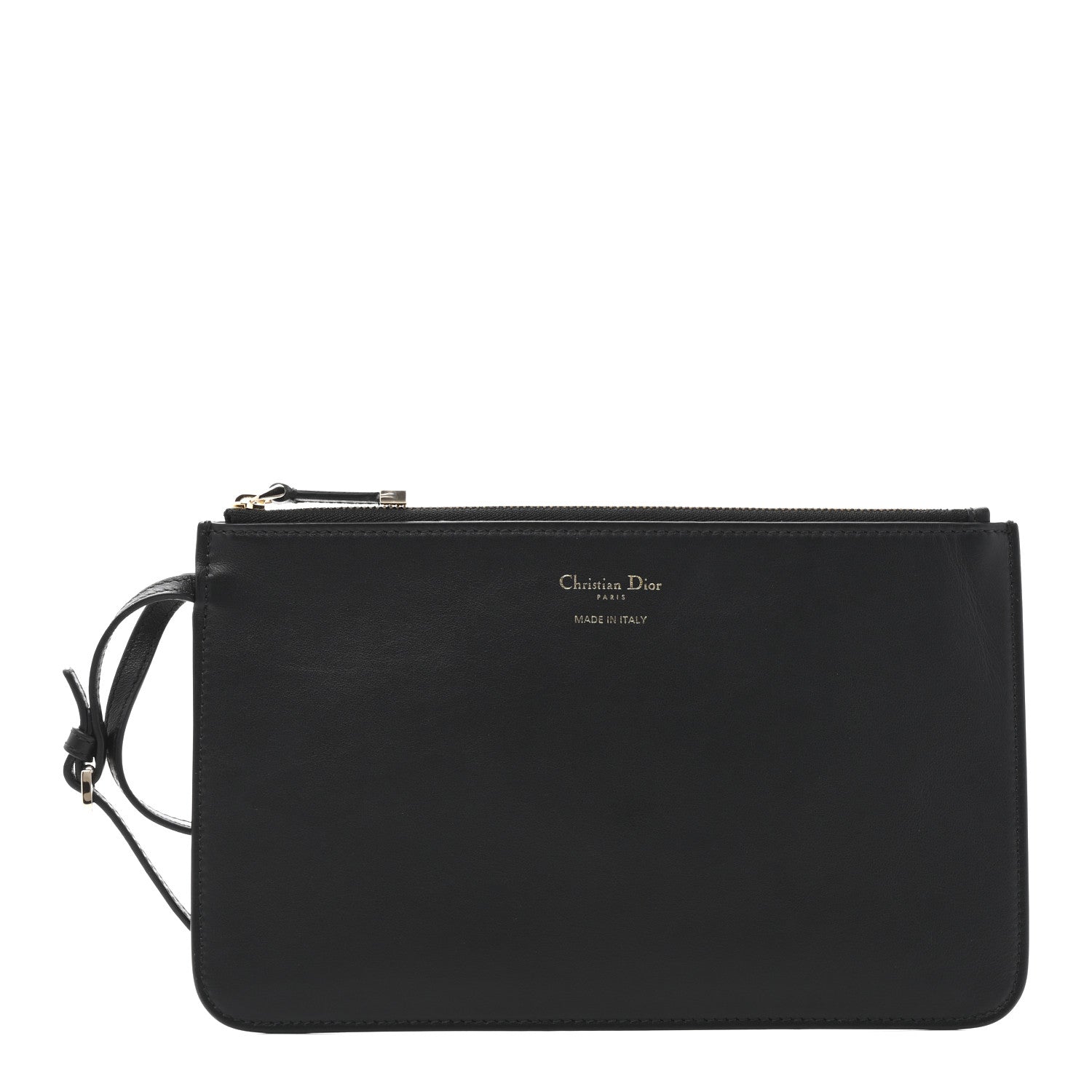 Christian Dior Smooth Calfskin Toujours Pouch Black 1 of 7