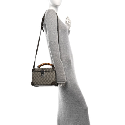 Gucci GG Supreme Monogram Globe-Trotter Beauty Case Brown 2 of 10