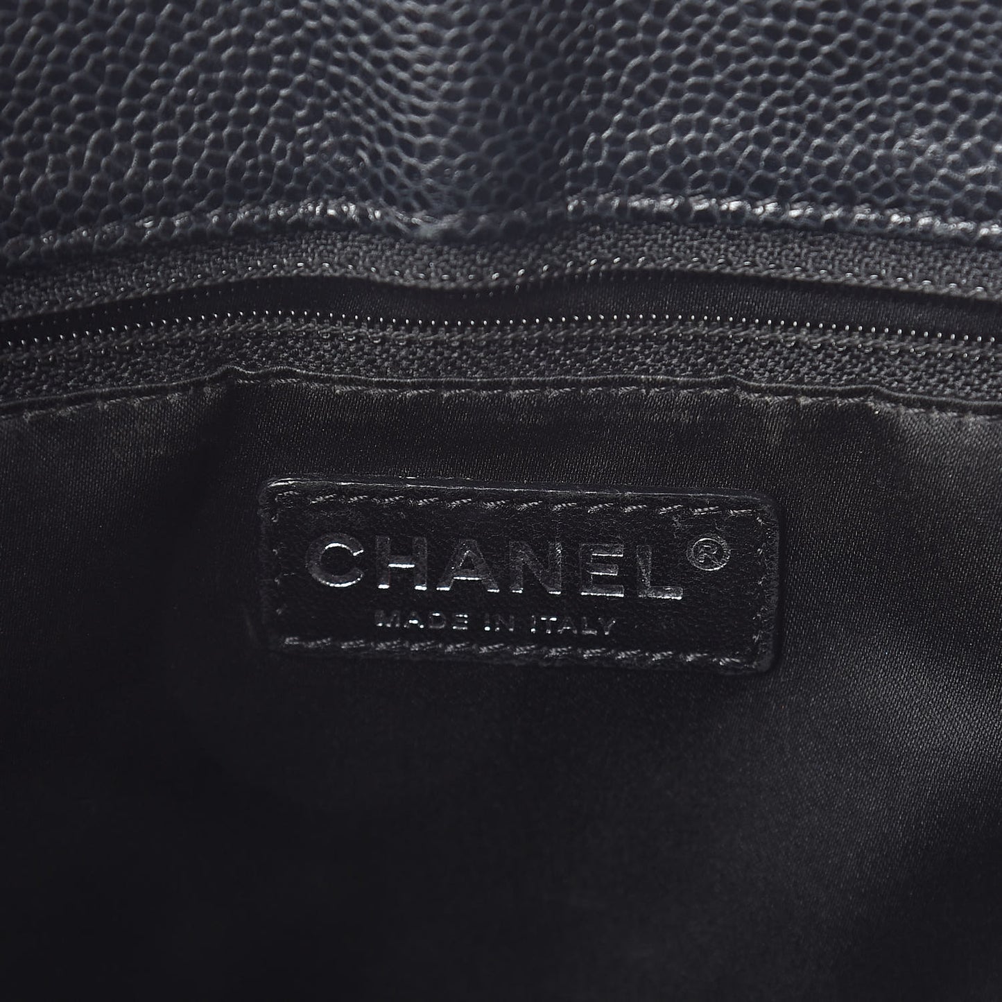 Caviar Quilted Grand Shopping Tote GST Black