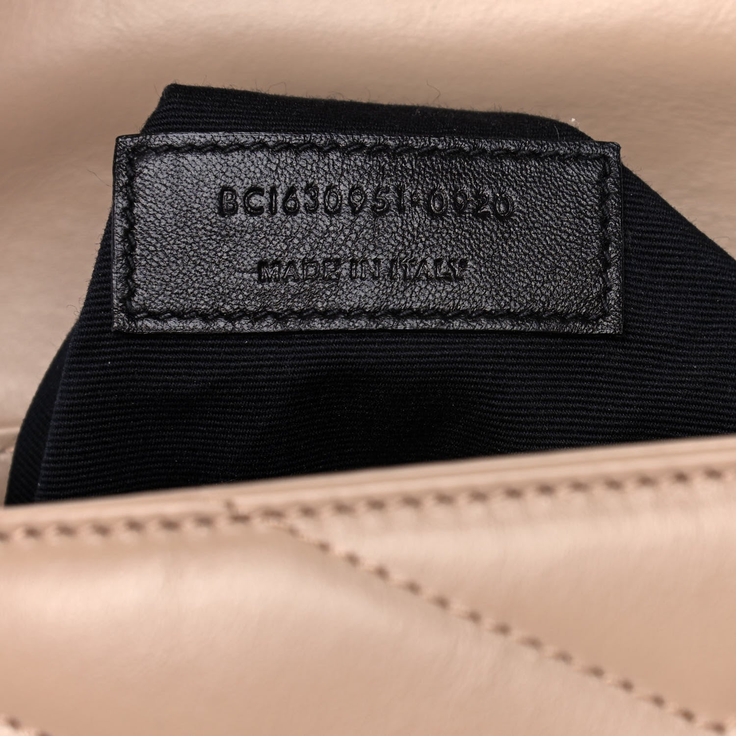 Saint Laurent Calfskin Y Quilted Monogram Toy Loulou Crossbody Bag Latte 7 of 10