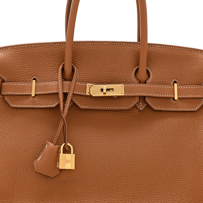 Hermes Togo Birkin 35 Gold 7 of 14
