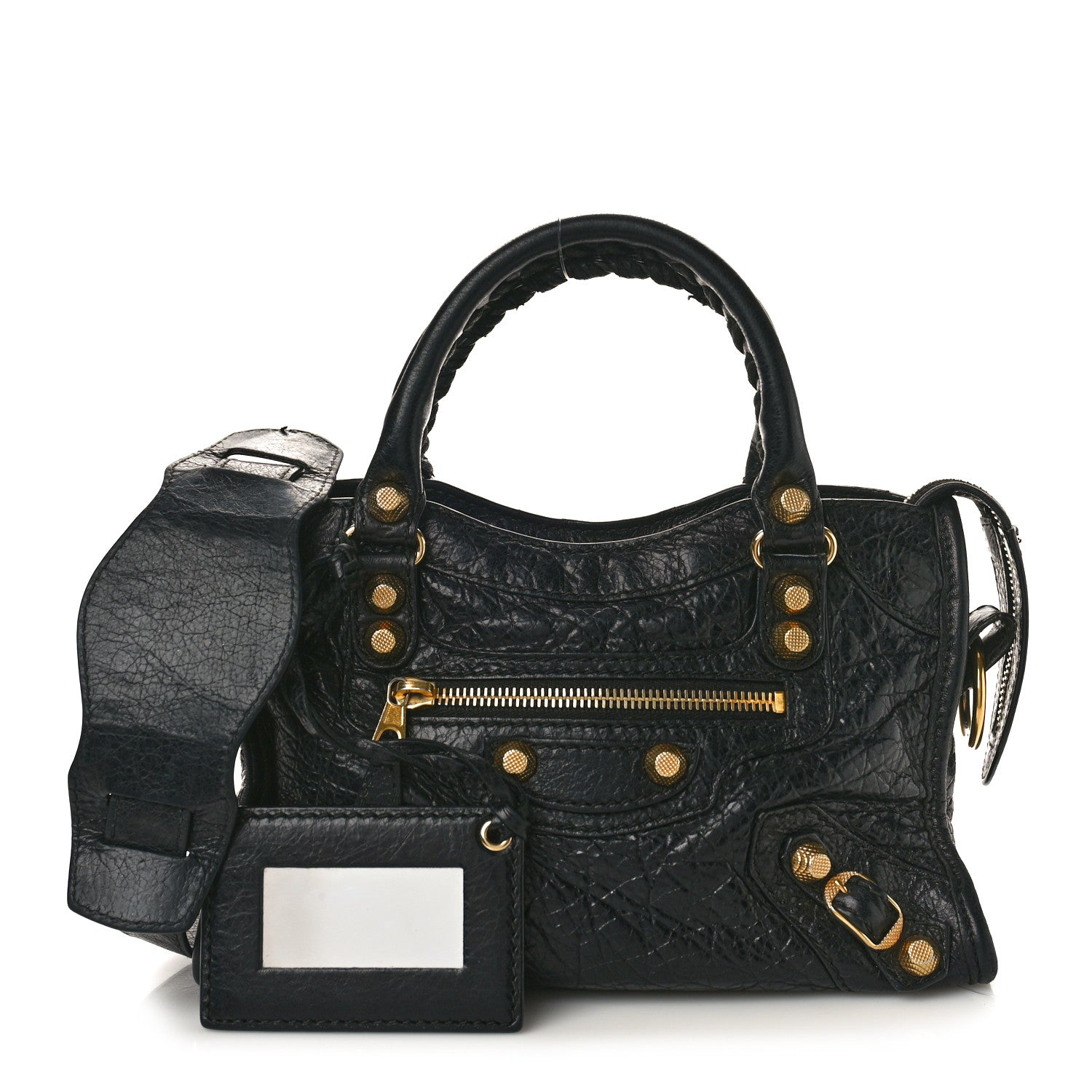Balenciaga Agneau Giant 12 Gold Hardware Mini City Black 1 of 13