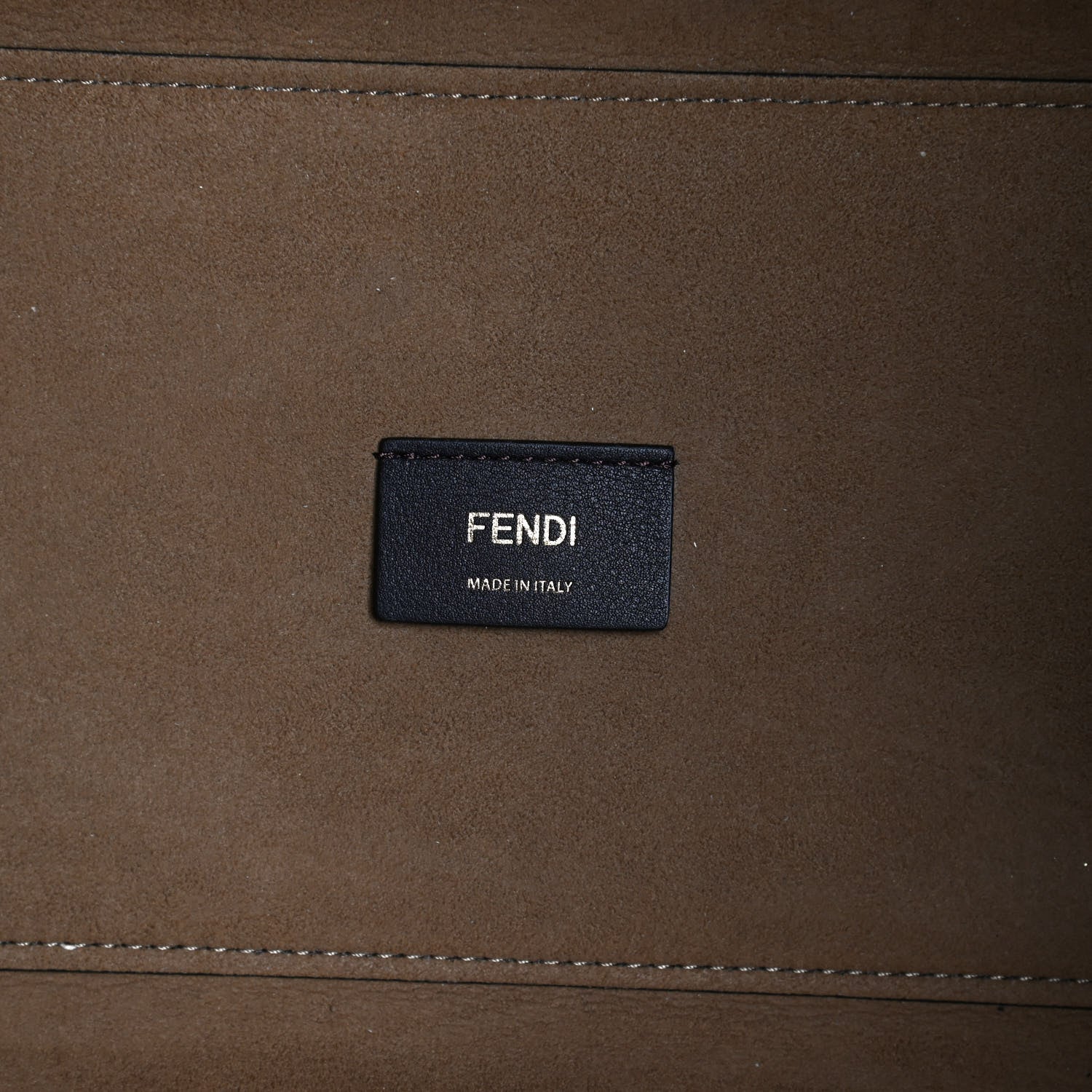 Fendi Vitello Catalan Mirror Plexiglass Logo Embossed Medium Fendi Sunshine Shopper Tote Argento 6 of 13