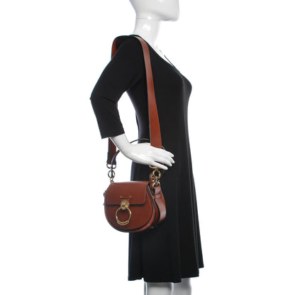 Chloe Calfskin Small Tess Bag Sepia Brown 2 of 9