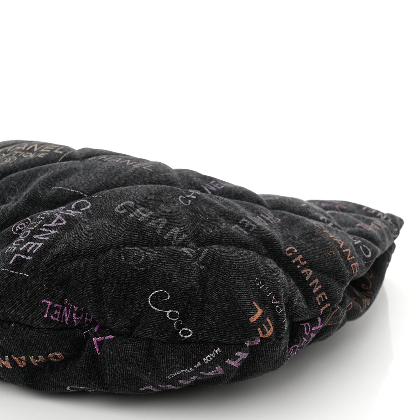 Denim Quilted Denim Mood Hobo Black Multicolor