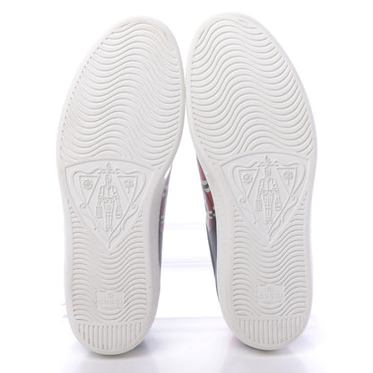 Gucci Calfskin Kingsnake Mens Ace Sneakers 9 Black Multicolor 6 of 10