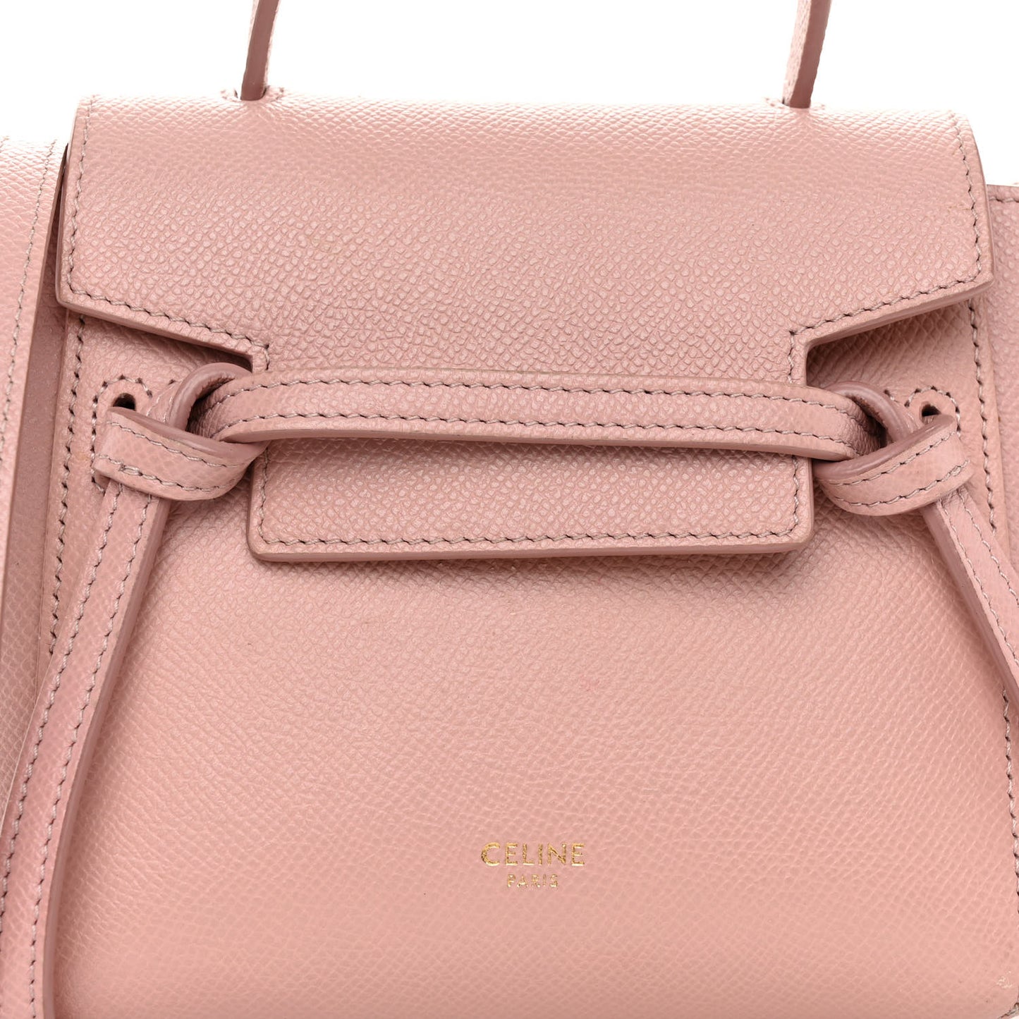 Grained Calfskin Pico Belt Bag Vintage Pink Vintage Pink
