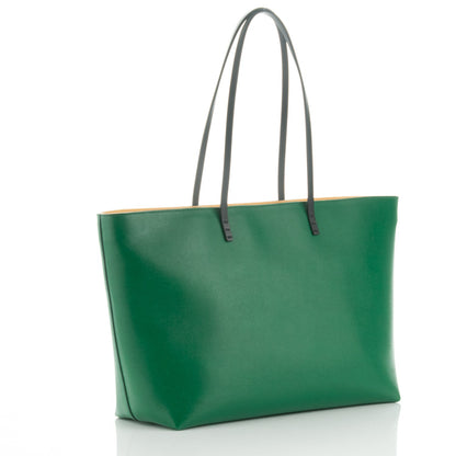 Fendi Vitello Elite Cuoio Monster Buggies Medium Roll Tote Emerald Black Multicolor Yellow 3 of 8