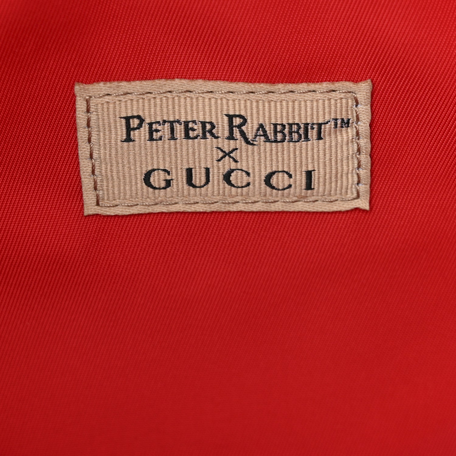 Gucci X Peter Rabbit GG Supreme Monogram Childrens Backpack Red 6 of 11